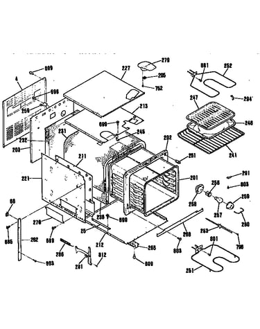 Electric built-in oven