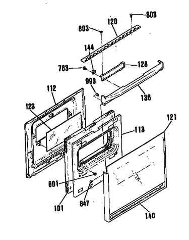 Oven door
