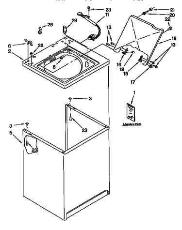 Top and cabinet