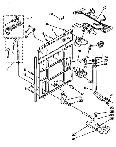 Rear panel