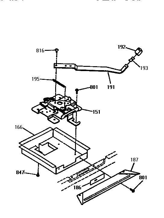 Door lock section