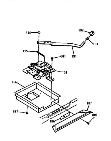 Door lock section