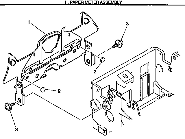 Paper meter assembly