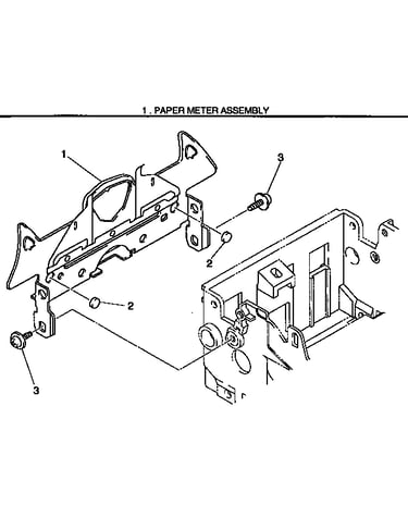 Paper meter assembly