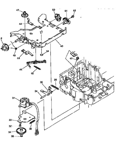 Ribbon motor assembly