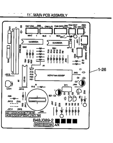 Main pcb assembly