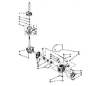 Kenmore 11091587200 motor and pump diagram