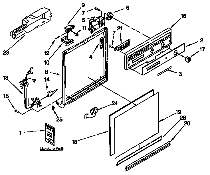 Frame and console