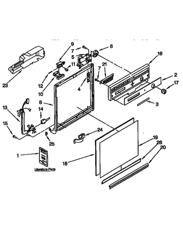 Frame and console