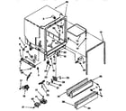 Kenmore 6651664991 tub assembly diagram