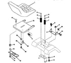 Craftsman 917257632 seat assembly diagram