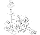 Craftsman 917257592 steering assembly diagram