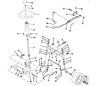 Craftsman 917257661 steering assembly diagram