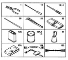 Brother GX-8750 adjusting tool kit diagram