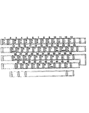 Character keys / usa, english