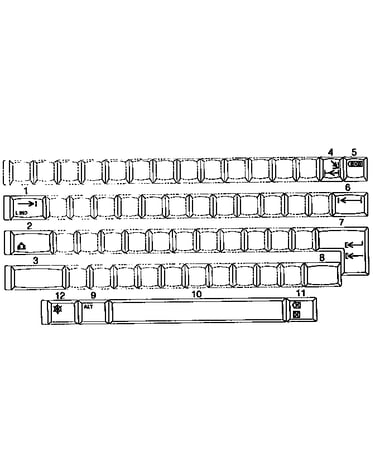 Function keys / canadian english / french