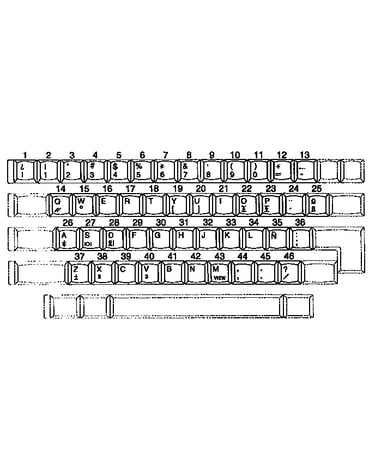 Character keys / usa spanish