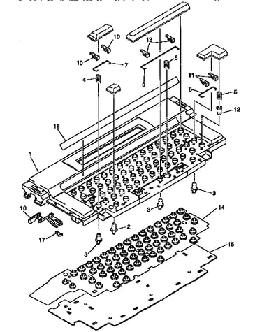 Keyboard mechanism (usa type return key)