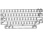 Brother GX-9750 function keys, usa, english diagram