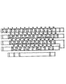 Character keys, usa, english