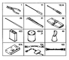 Brother GX-9750 adjusting tool kit diagram