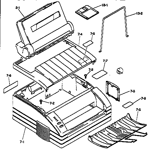 Main cabinet parts