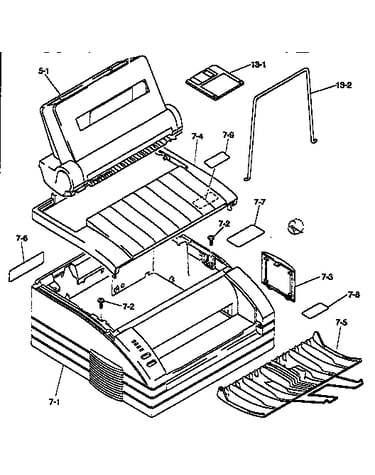 Main cabinet parts