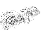 Brother HL-650 clutch and gears diagram