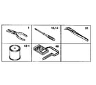 Brother HL-650 adjusting tool kit diagram