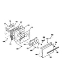Oven door section