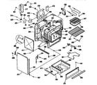 Kenmore 9114654591 body section diagram