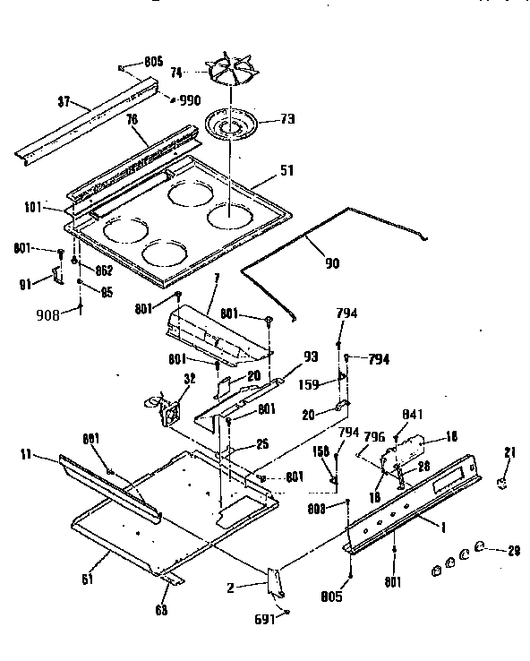 Main top section