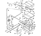 Kenmore 9113654090 broiler and oven burner section diagram