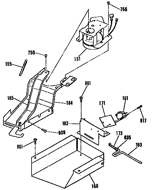 Door lock section