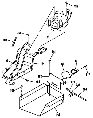 Door lock section