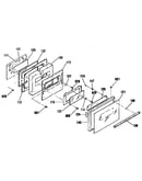 Oven door section