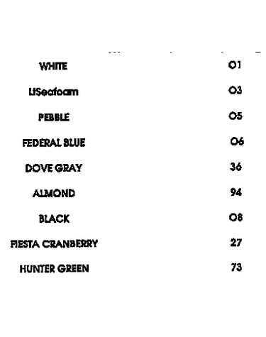 Color chart
