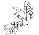 Universal Rundle 4042/55312-848 LT SEAFOAM replacement parts diagram