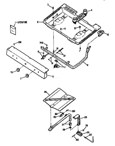 Burner section