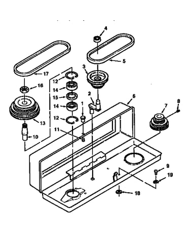 Pulley assembly with guard