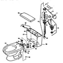 Universal Rundle 4045/55741-388 ALMOND replacement parts diagram