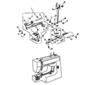Kenmore 38512614490 feed  assembly diagram