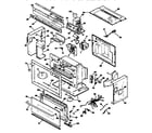 GE JEB100W02 microwave parts diagram