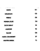 Color chart