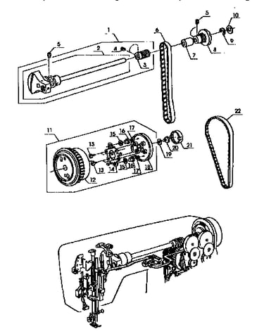 Upper shaft unit