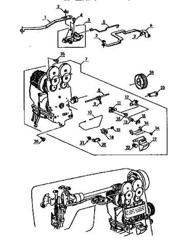 Zigzag guide assembly