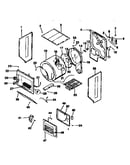 Dryer, cabinet, drum, heater