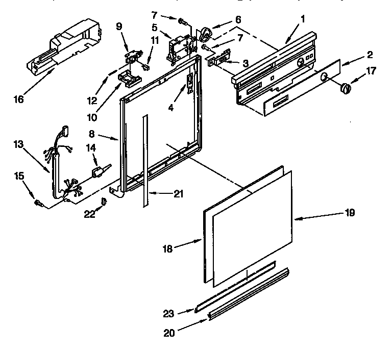 Frame and console