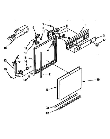Frame and console