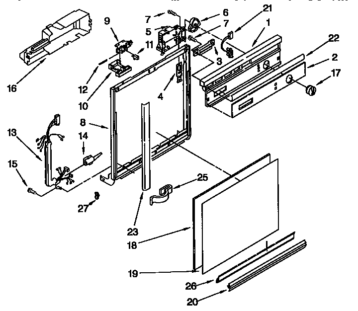Frame and console